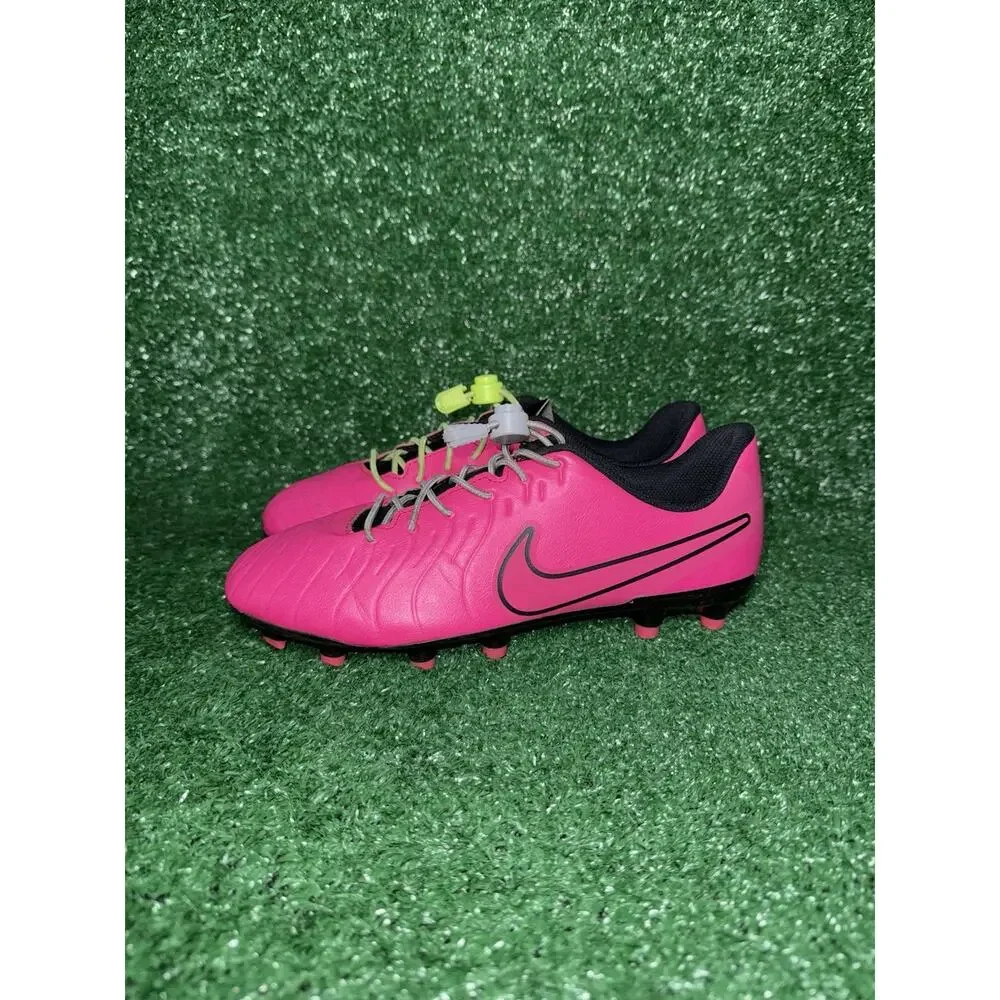 Nike Tiempo‎ Legend Club FG Kids Size 6Y Pink Black Soccer Cleats DV4352-600